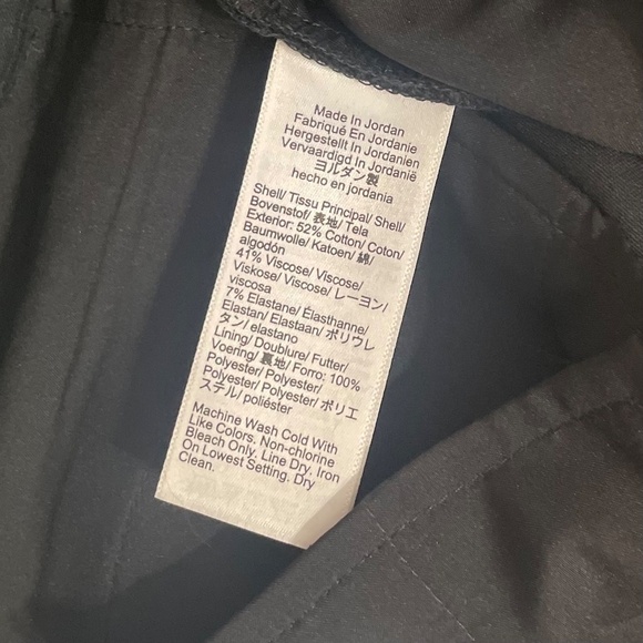 NWT!! J. CREW Wrap Front Skort Bi-Stretch Cotton Blend Black Shorts Skirt Size 0 - Picture 15 of 16